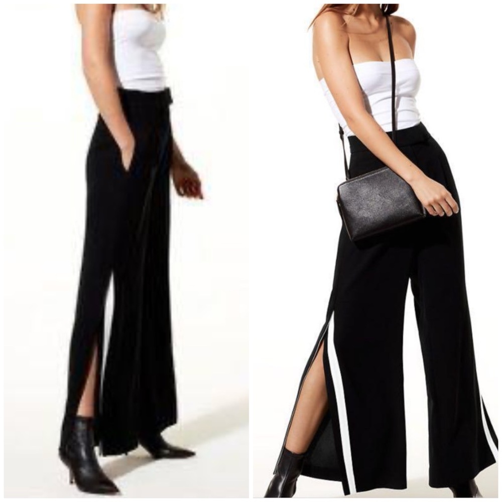 Aritzia Babaton Korrigan Slit Hem Trousers